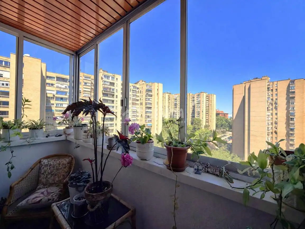 Terrasse von Wohnung zum Verkauf in Madrid mit Heizung, Privatgarten und Schwimmbad