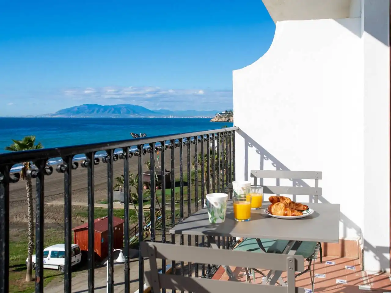 Balcony of Flat for rent in Rincón de la Victoria  with Air Conditioner, Terrace and Furnished
