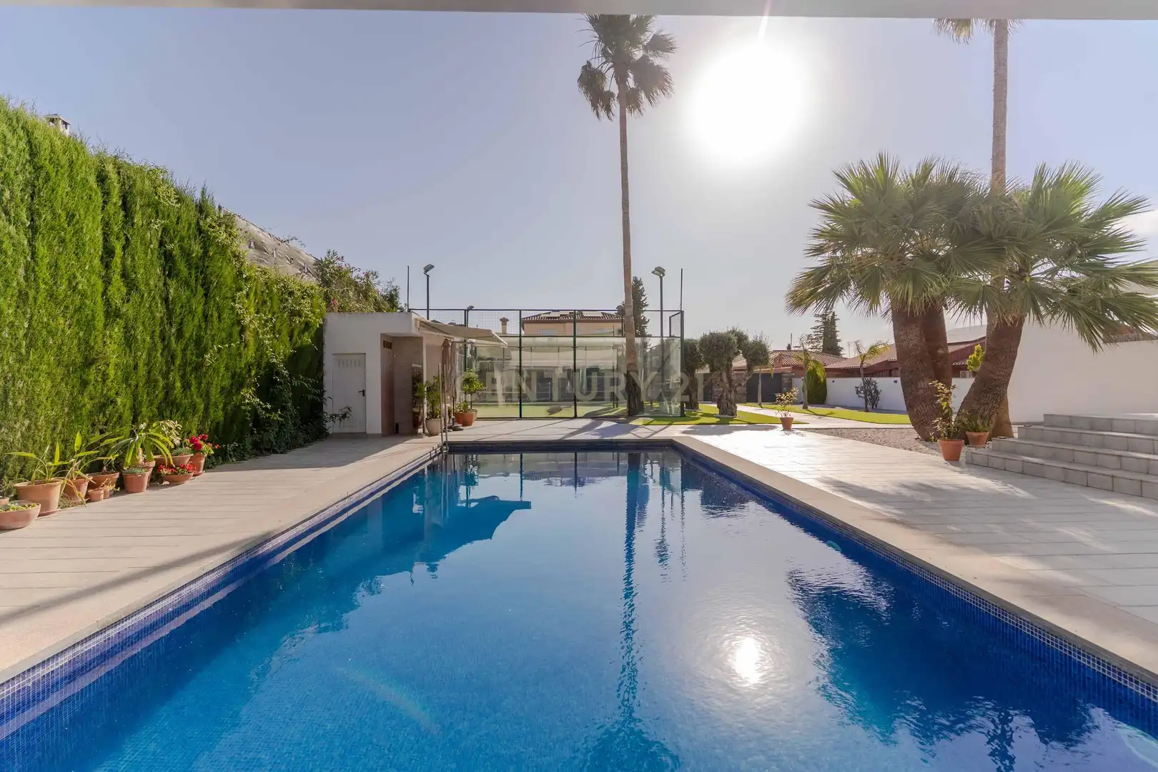 Piscina de Casa o xalet en venda en Gójar amb Aire condicionat, Jardí privat i Traster