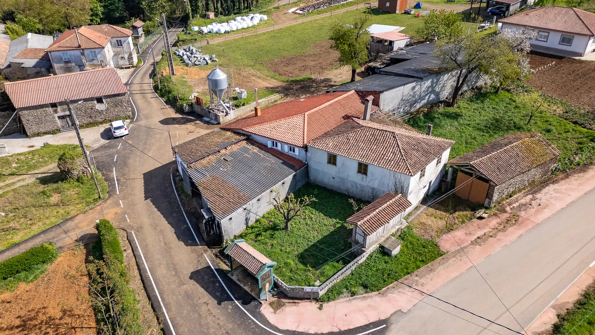 Vista exterior de Finca rústica en venta en Santiso