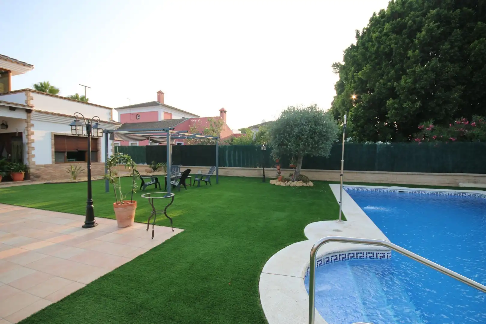Swimming pool of Houses for sale in Lepe  with Air Conditioner, Heating and Private garden