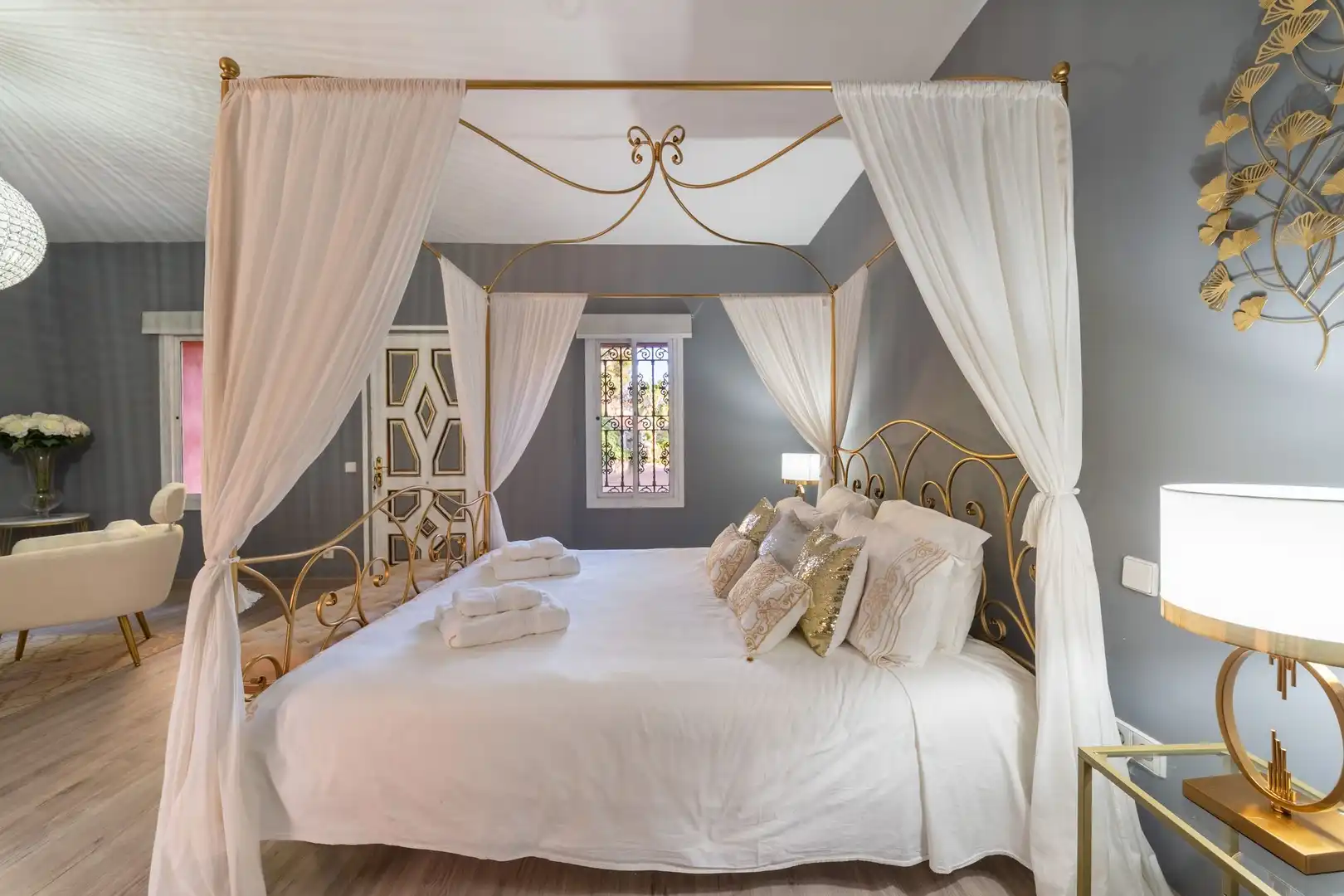 Schlafzimmer von Country house zum Verkauf in Benahavís mit Terrasse