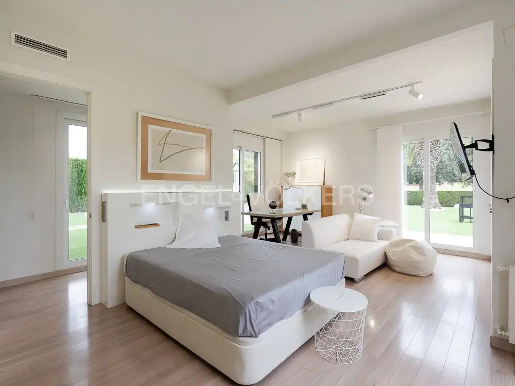 Bedroom of Houses for rent in Bétera  with Air Conditioner, Heating and Private garden