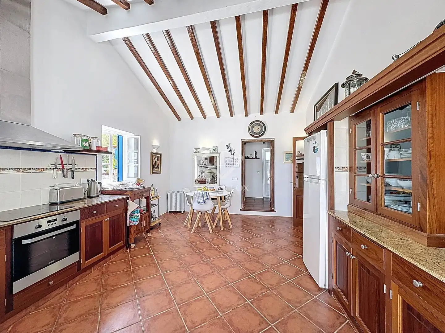 Cocina de Finca rústica en venta en Es Castell con Aire acondicionado, Calefacción y Jardín privado
