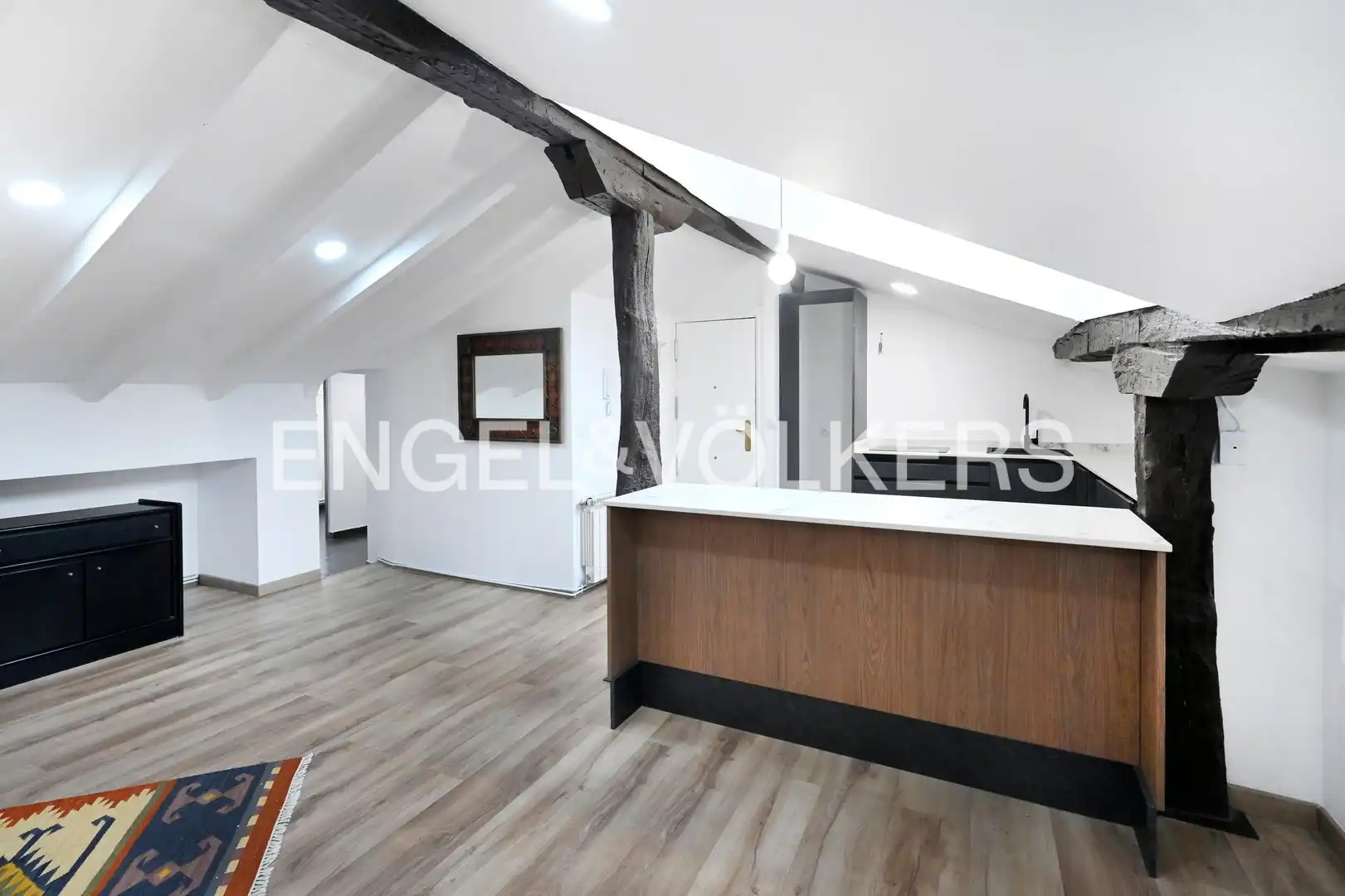 Cocina de Ático en venta en Santander con Calefacción, Parquet y Balcón