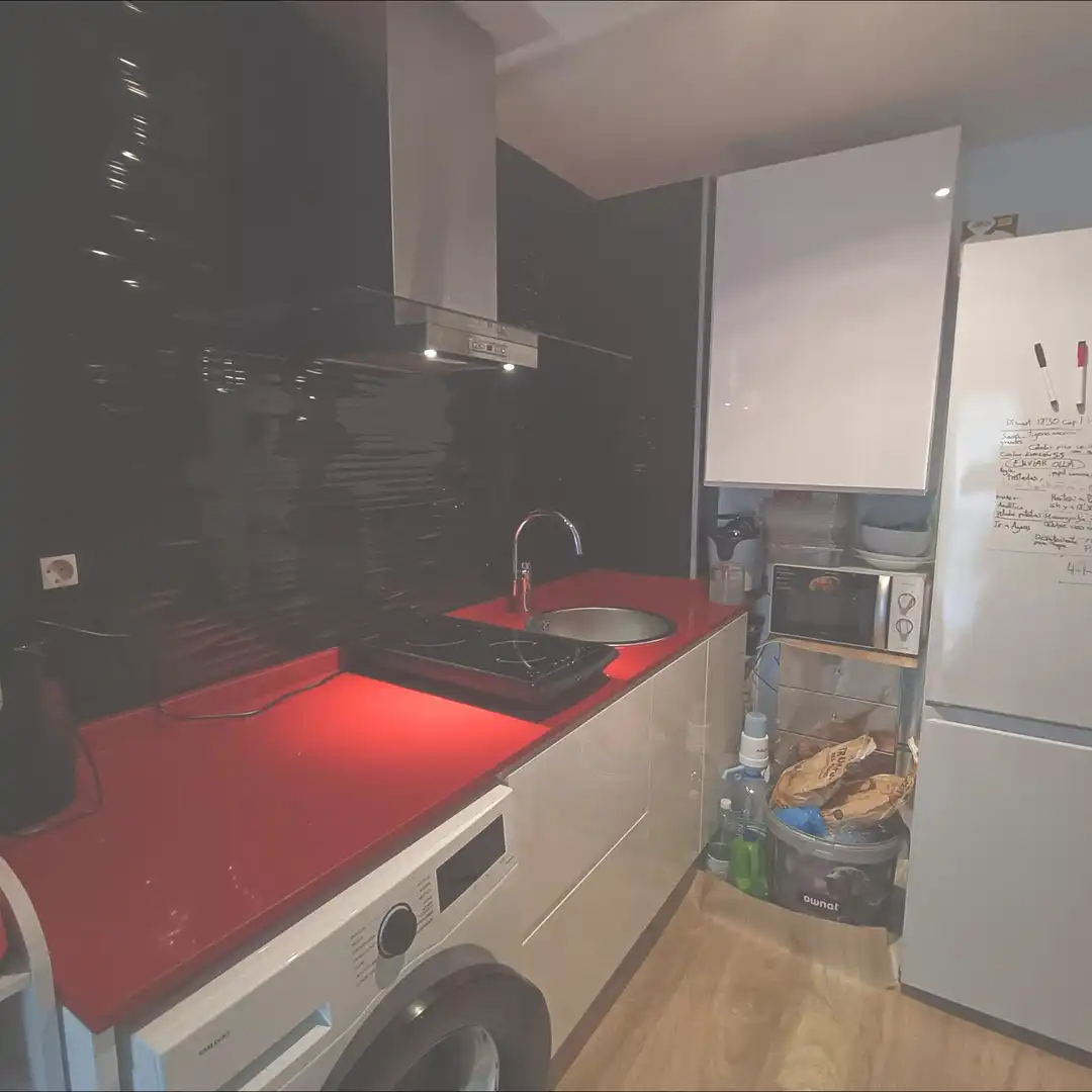 Cocina de Loft en venta en Mataró con Parquet