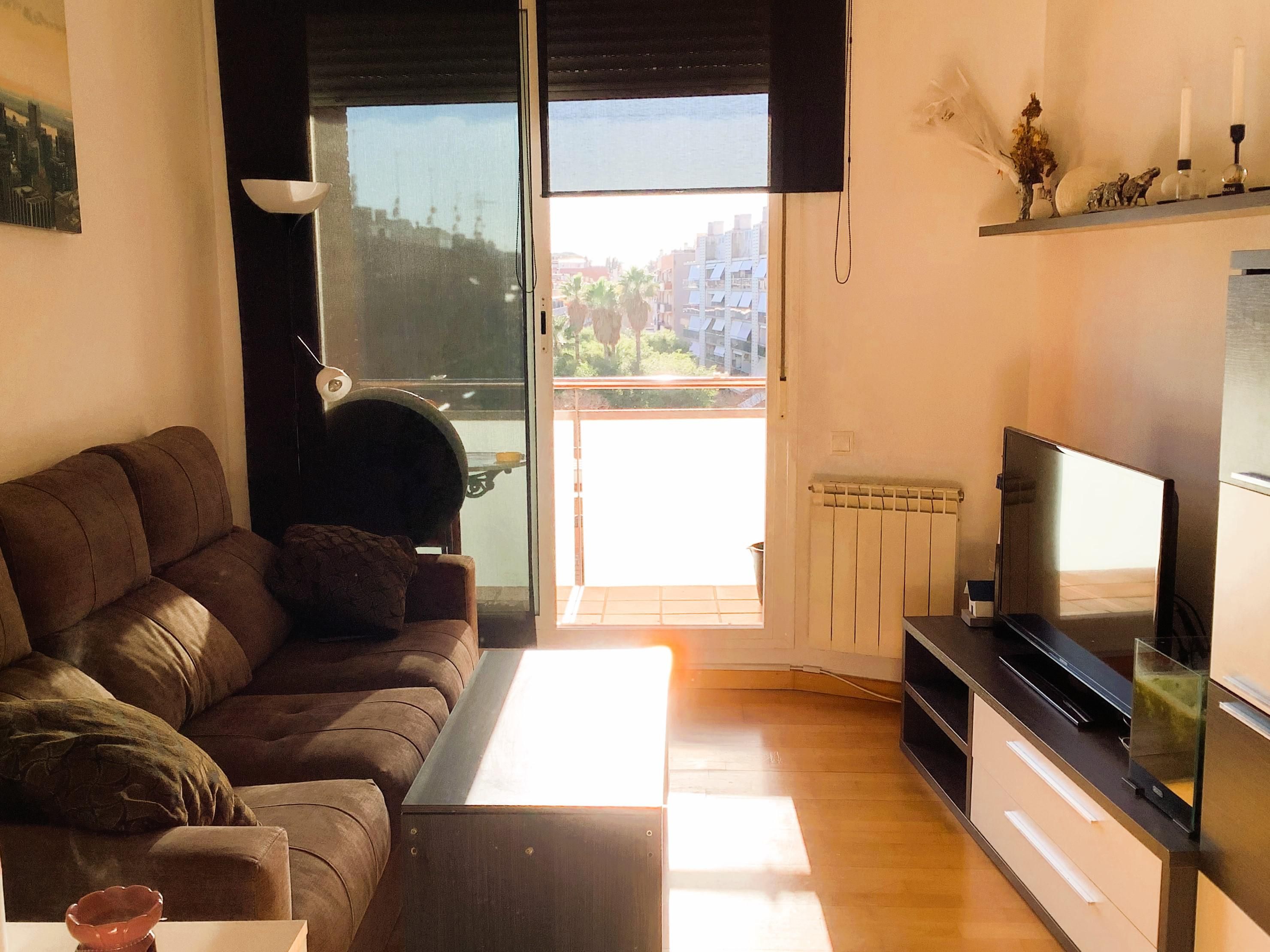 Living room of Flat for sale in Mataró  with Heating, Storage room and Swimming Pool