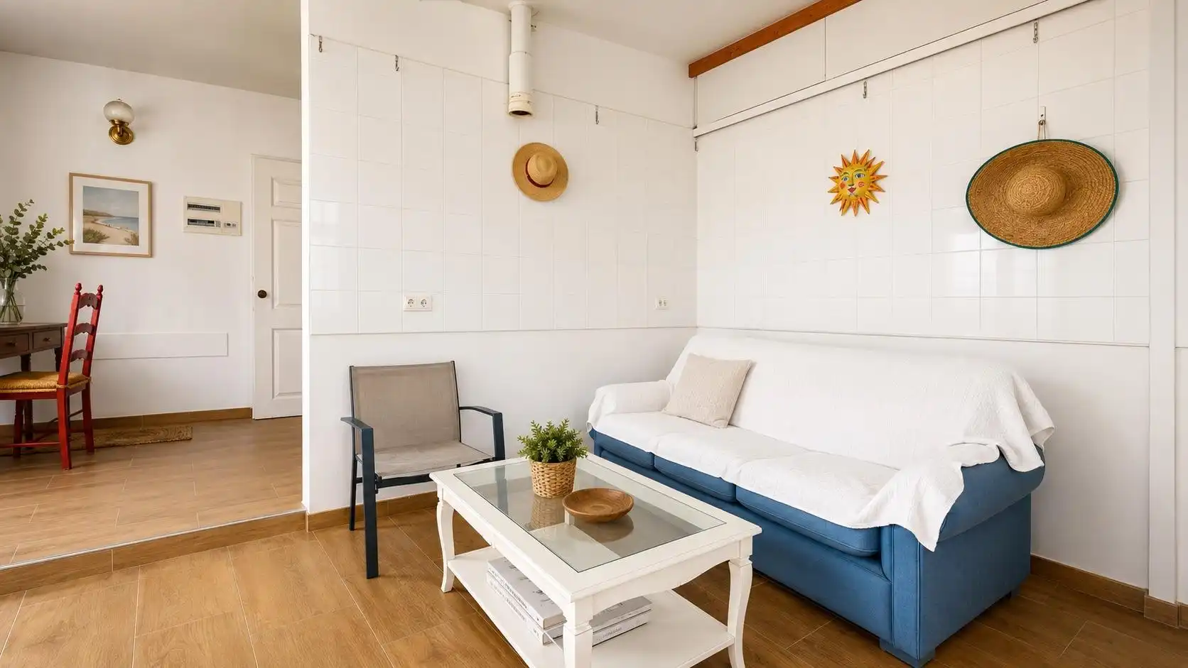 Sala de estar de Piso en venta en Almería con Aire acondicionado, Calefacción y Balcón