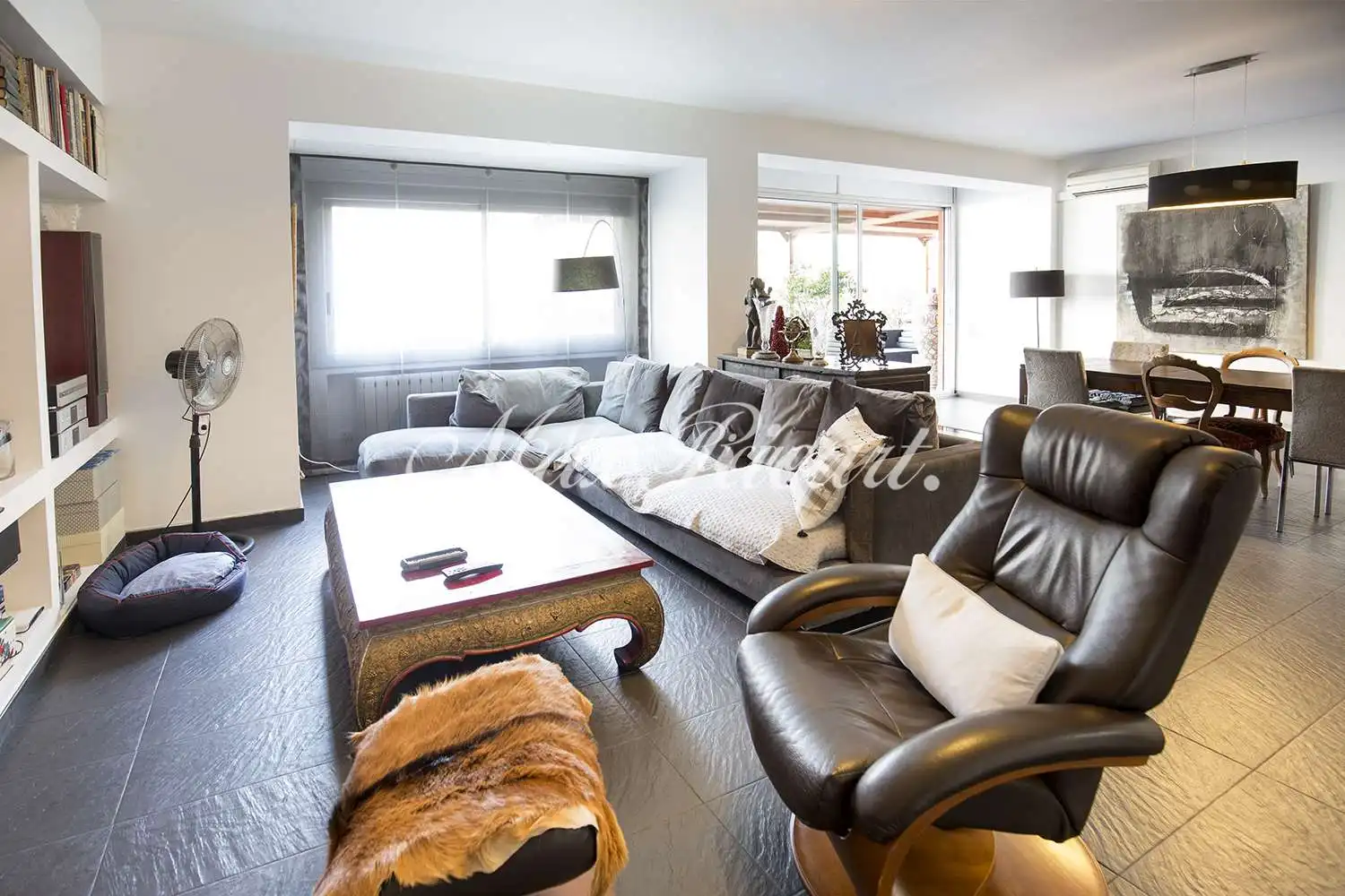 Living room of Flat for rent in Barcelona  with Air Conditioner, Heating and Terrace