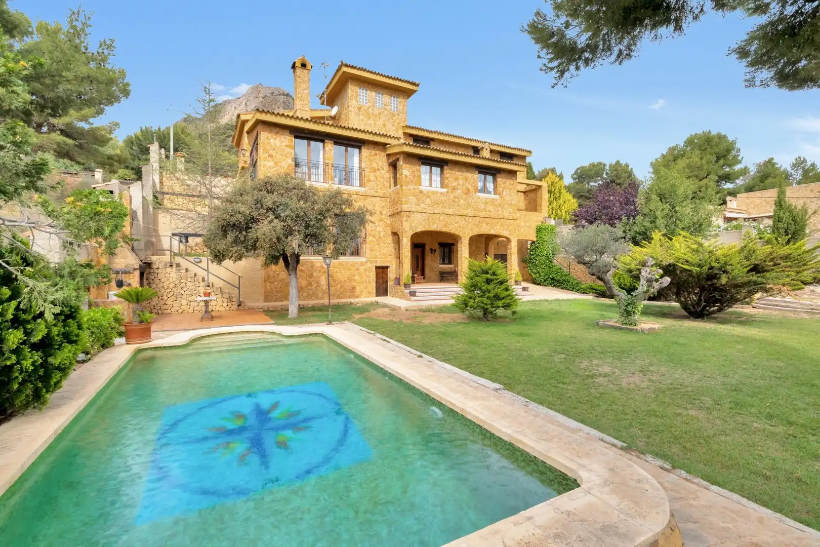Jardín de Casa o chalet en venta en Tibi con Calefacción, Jardín privado y Terraza