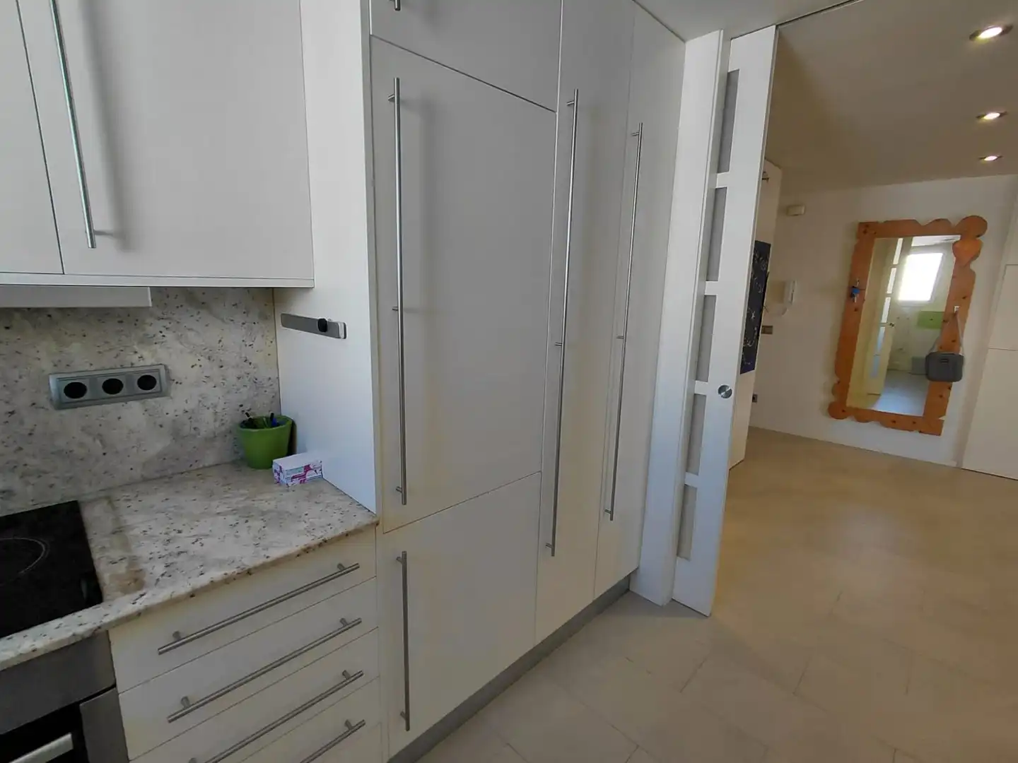Cocina de Piso de alquiler en Lloret de Mar con Calefacción, Terraza y Amueblado
