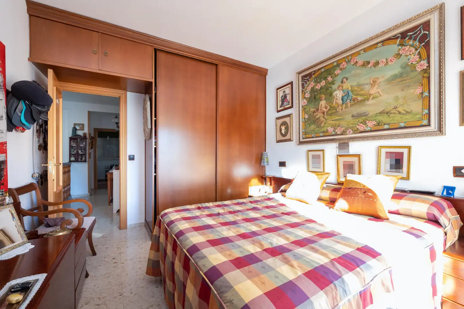 Schlafzimmer von Einfamilien-Reihenhaus zum Verkauf in Benalúa de las Villas mit Balkon