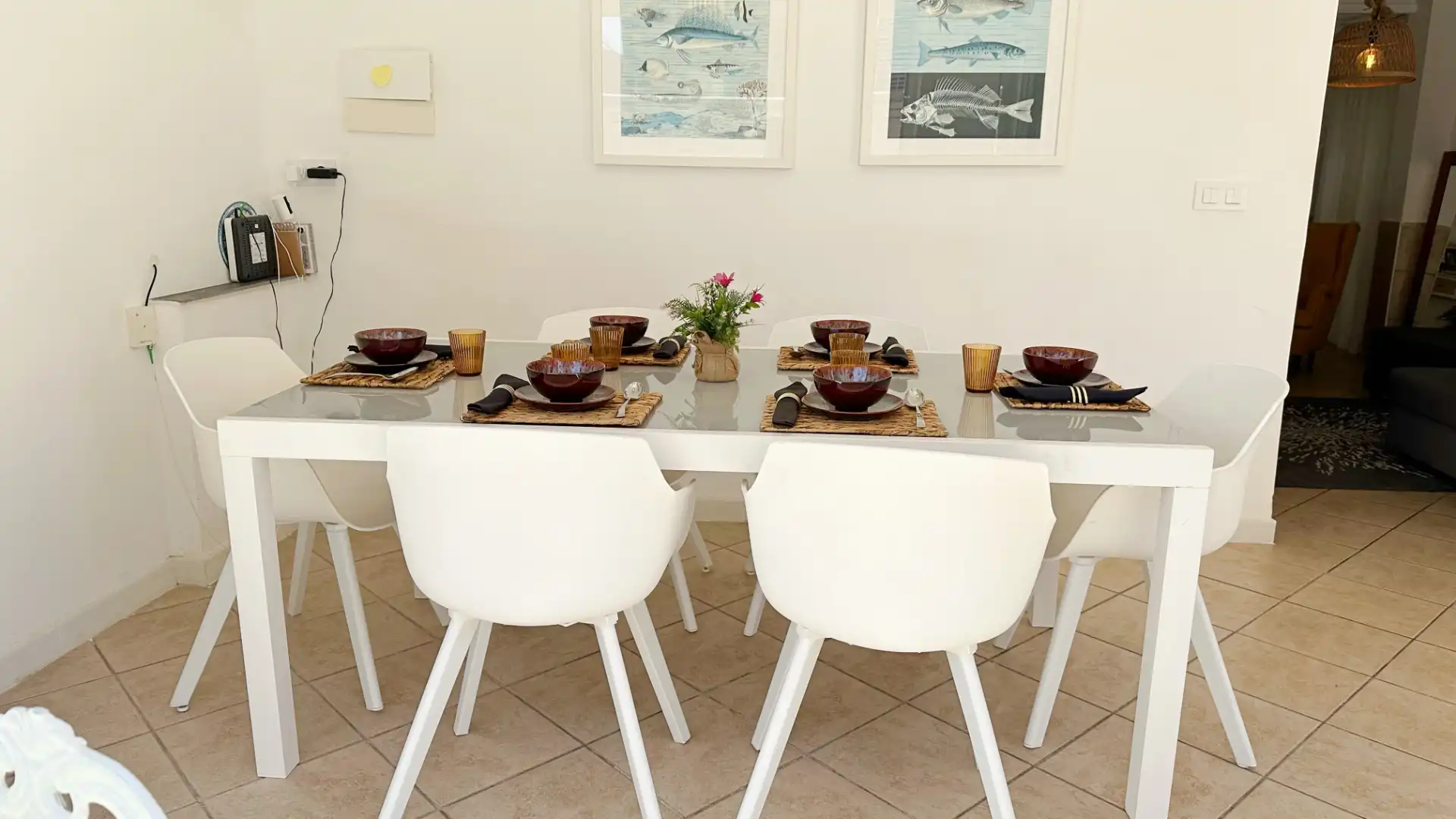 Comedor de Casa o chalet de alquiler en Gandia con Aire acondicionado, Calefacción y Terraza