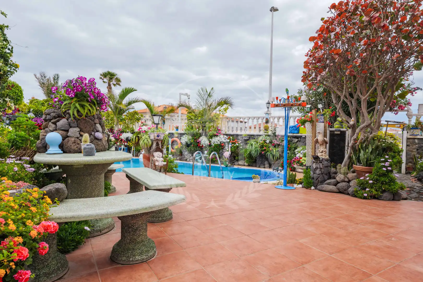 Terraza de Casa o chalet en venta en Granadilla de Abona con Aire acondicionado, Calefacción y Jardín privado