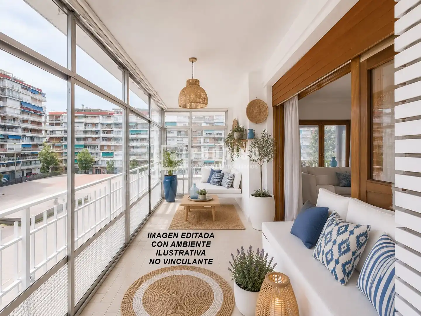 Balcony of Flat for sale in Alcorcón  with Heating, Private garden and Parquet flooring
