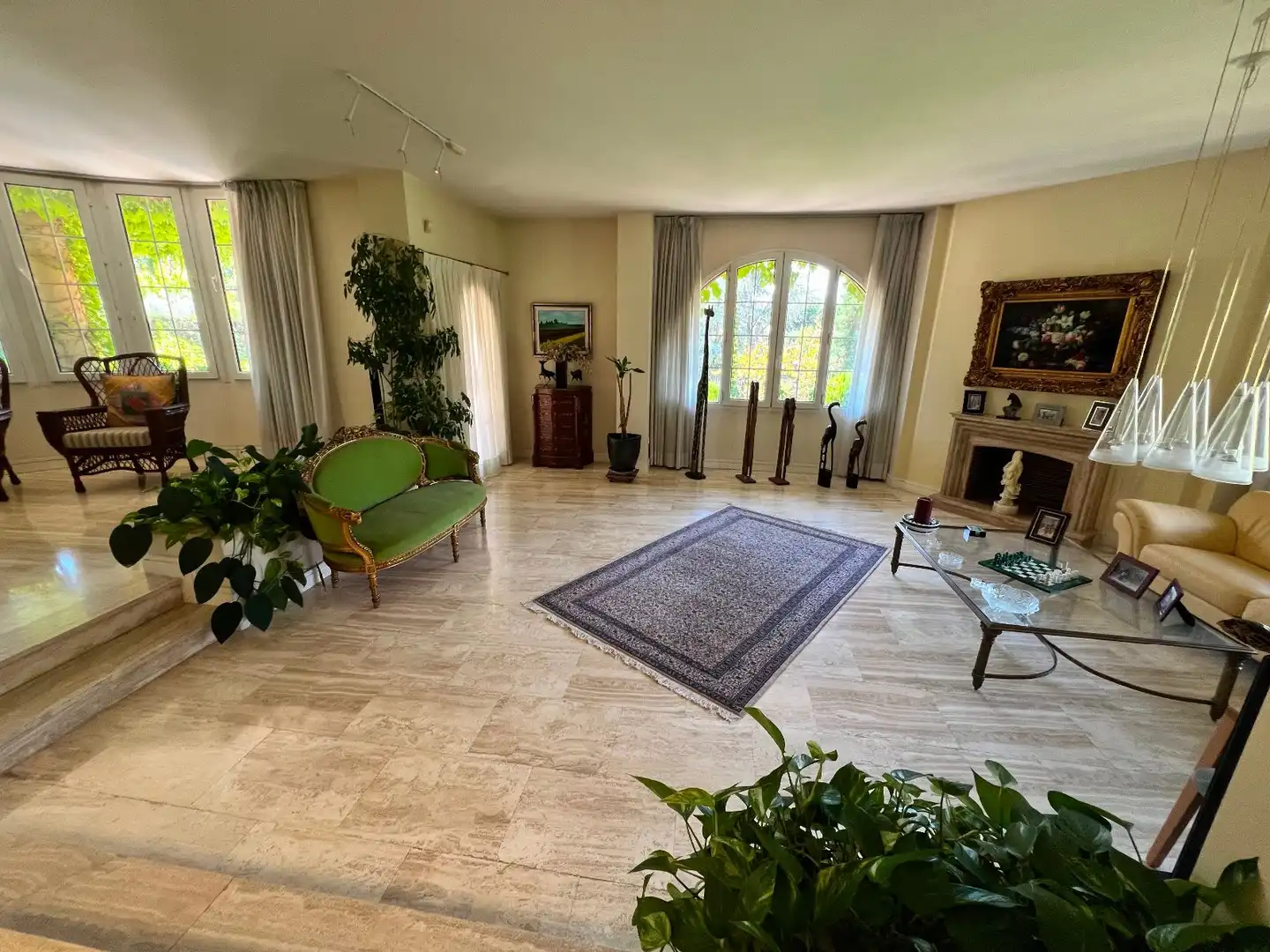 Sala d'estar de Casa o xalet en venda en Villanueva de la Cañada amb Aire condicionat, Calefacció i Terrassa