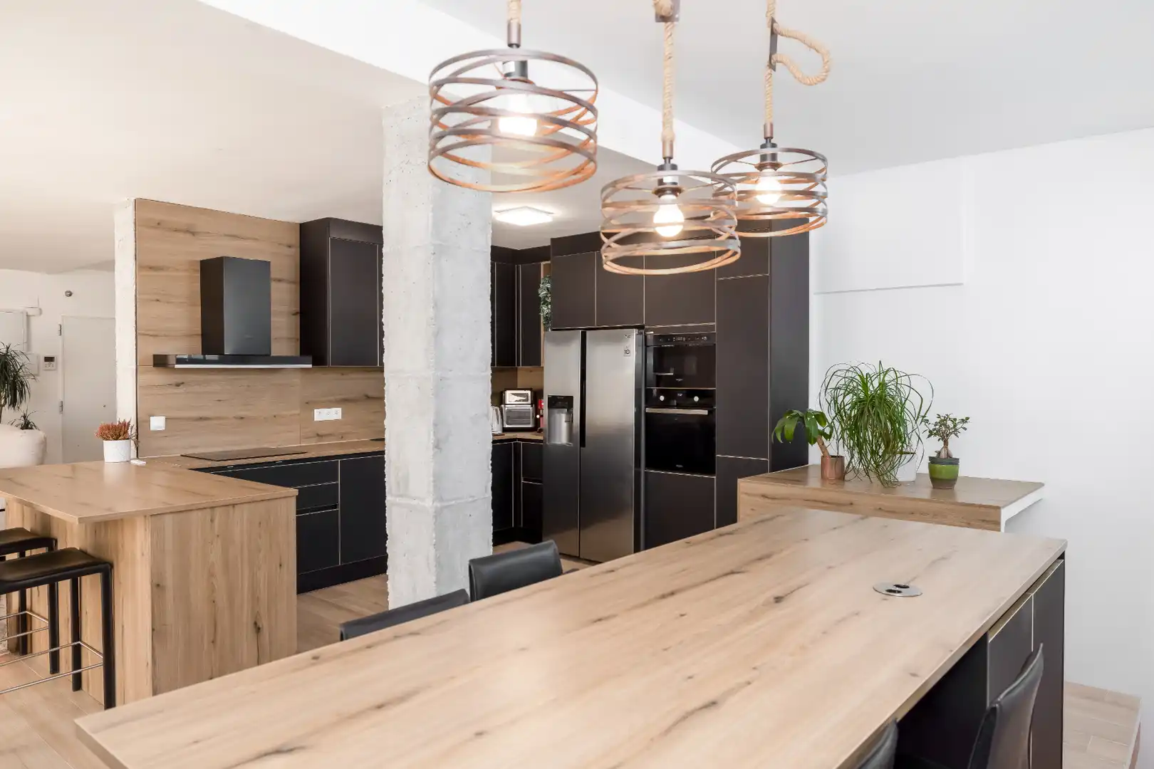 Cocina de Casa adosada en venta en Málaga con Aire acondicionado, Calefacción y Jardín privado