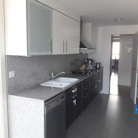 Cocina de Piso de alquiler en Sant Feliu de Llobregat con Aire acondicionado, Calefacción y Parquet