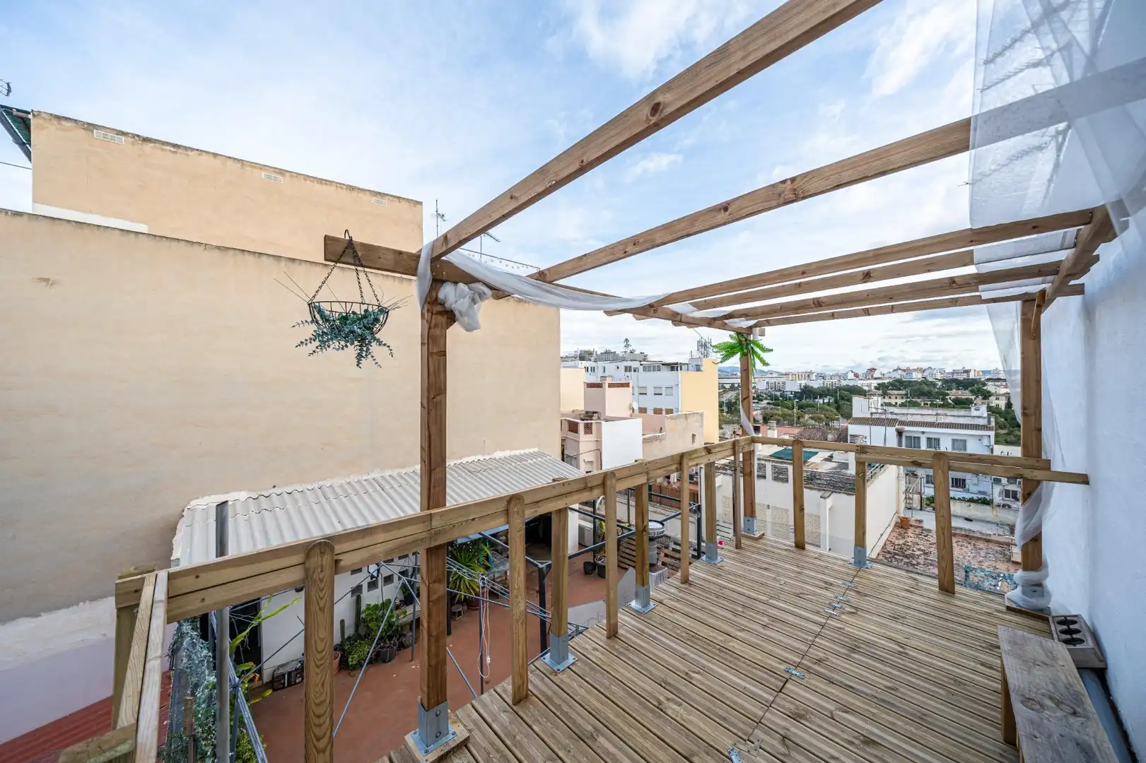 Terraza de Casa adosada en venta en  Palma de Mallorca con Aire acondicionado, Calefacción y Jardín privado