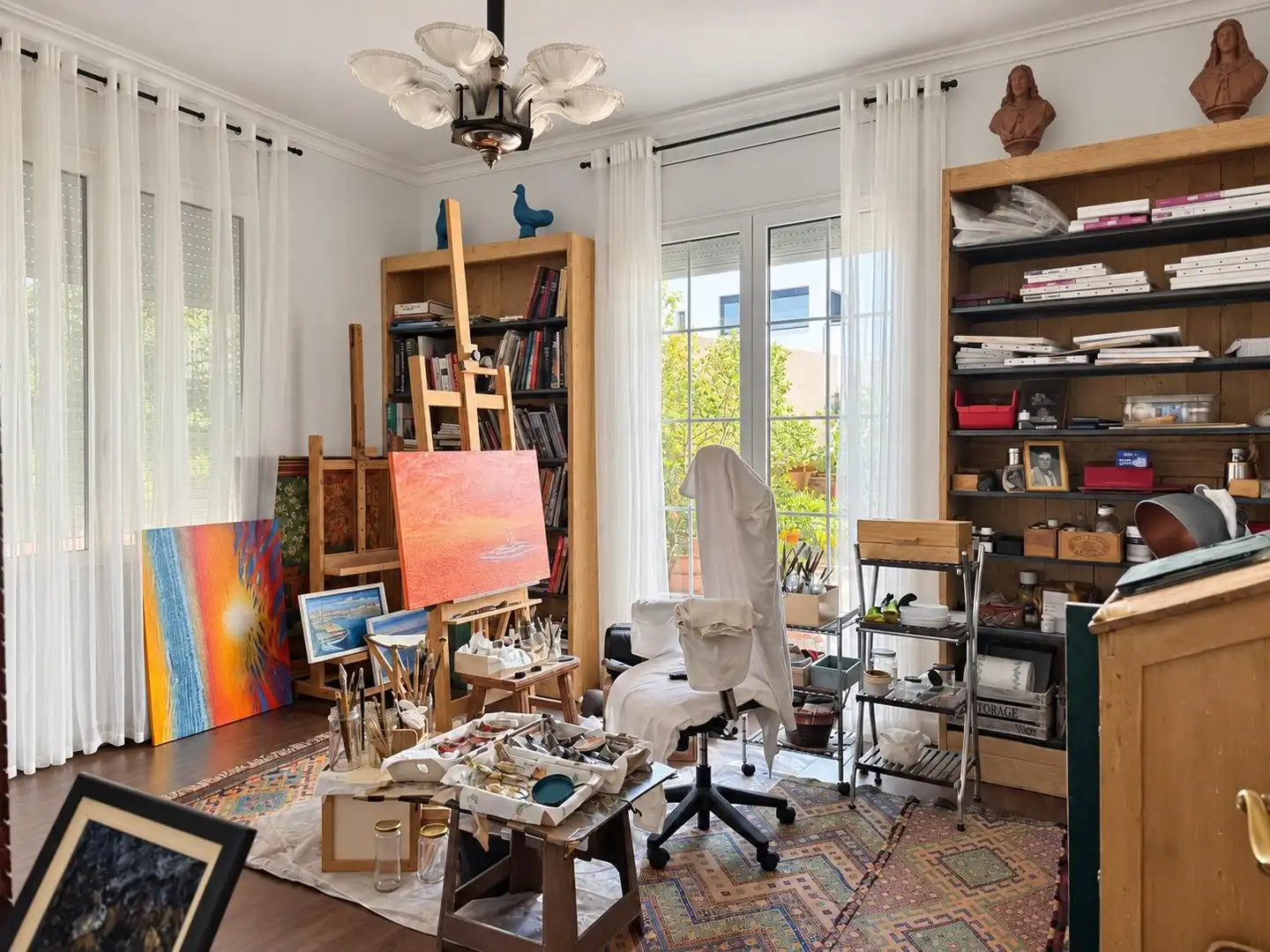 Wohnzimmer von Wohnungen zum Verkauf in Figueres mit Privatgarten und Abstellraum
