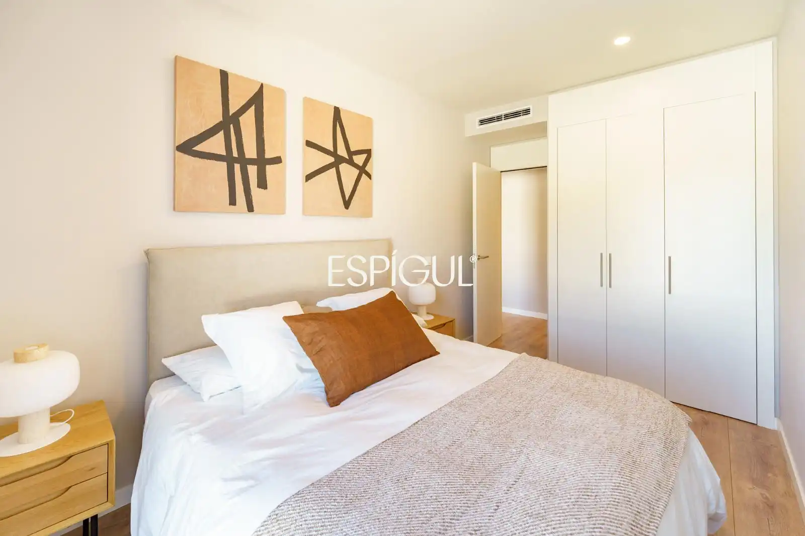 Bedroom of Attic for sale in Montgat  with Air Conditioner, Heating and Parquet flooring