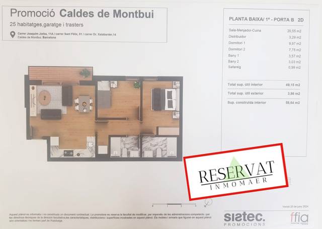 Planta baja en Venta en Carrer Doctor Xalabarder, 14 en Caldes de Montbui