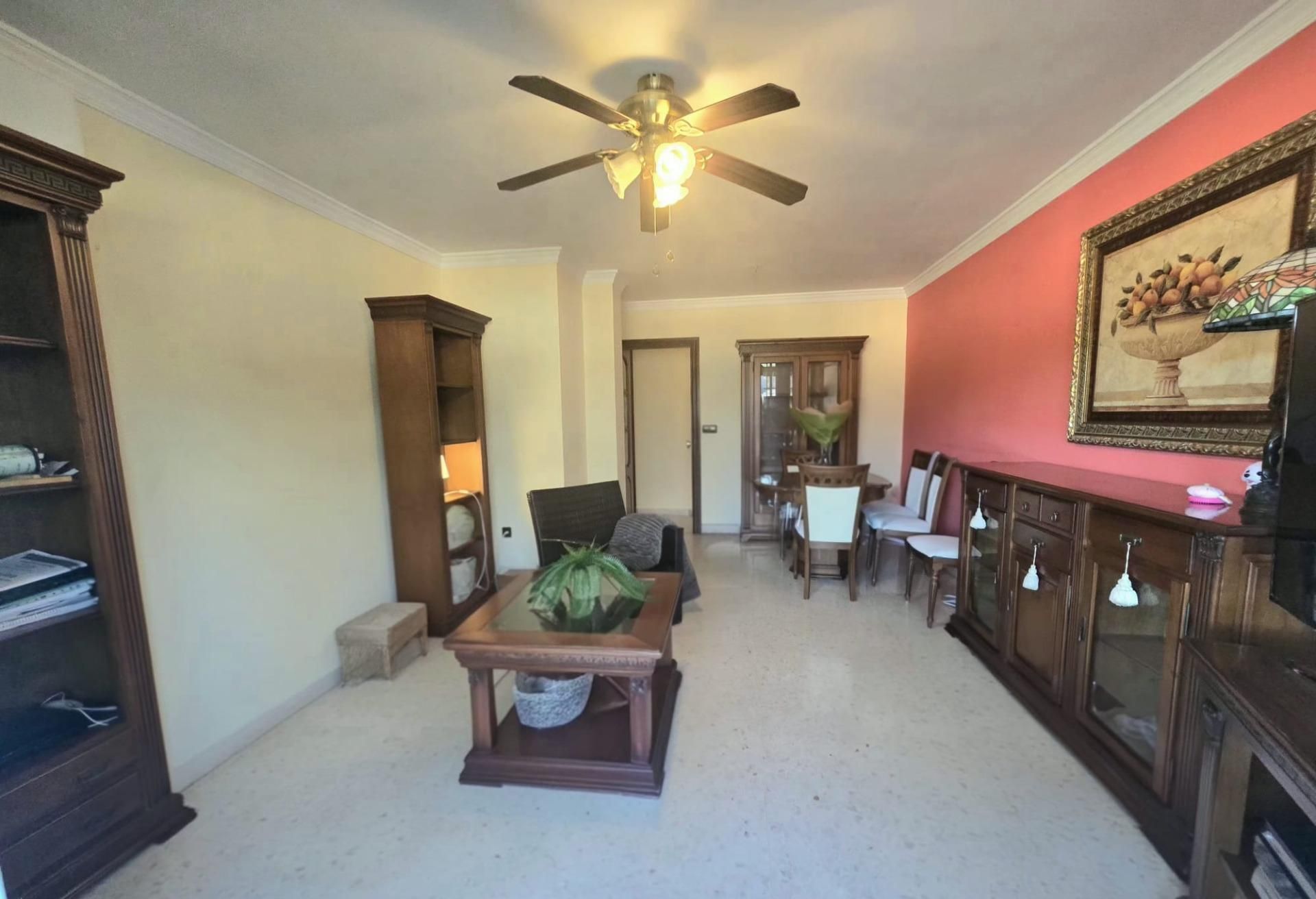 Living room of Flat for sale in Málaga Capital  with Air Conditioner and Terrace