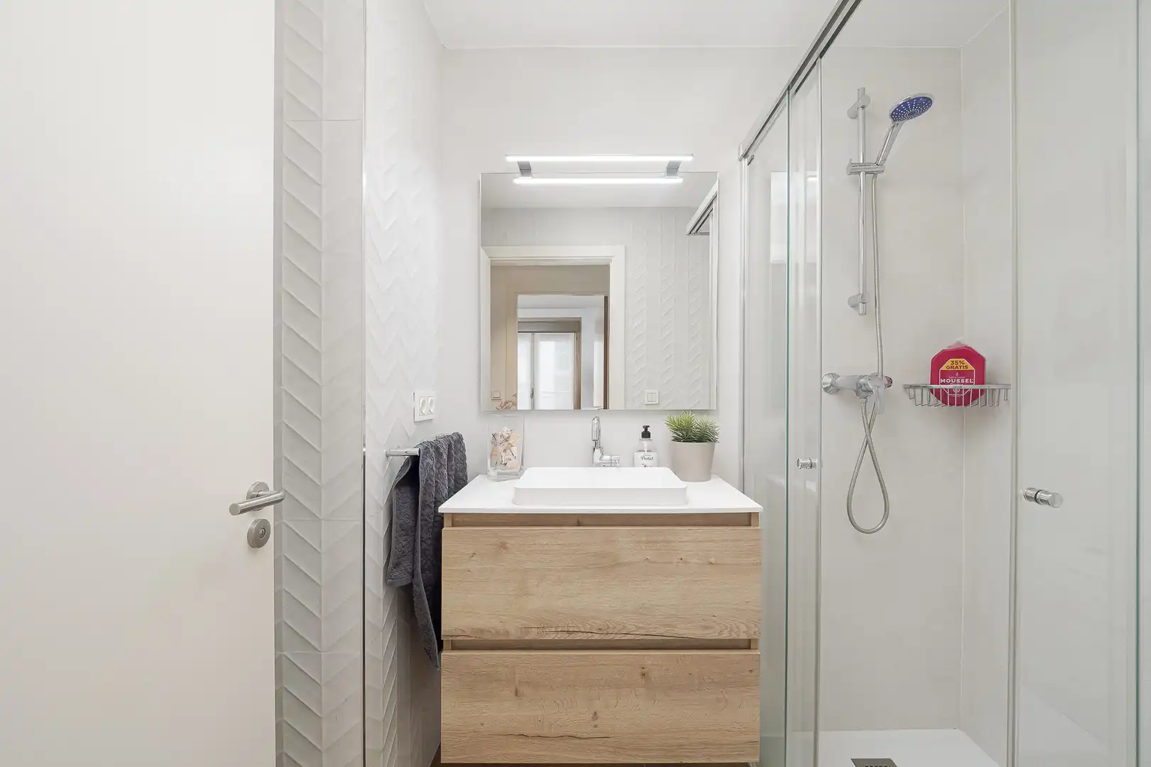 Badezimmer von Wohnung zum Verkauf in Donostia - San Sebastián  mit Heizung, Terrasse und Ofen