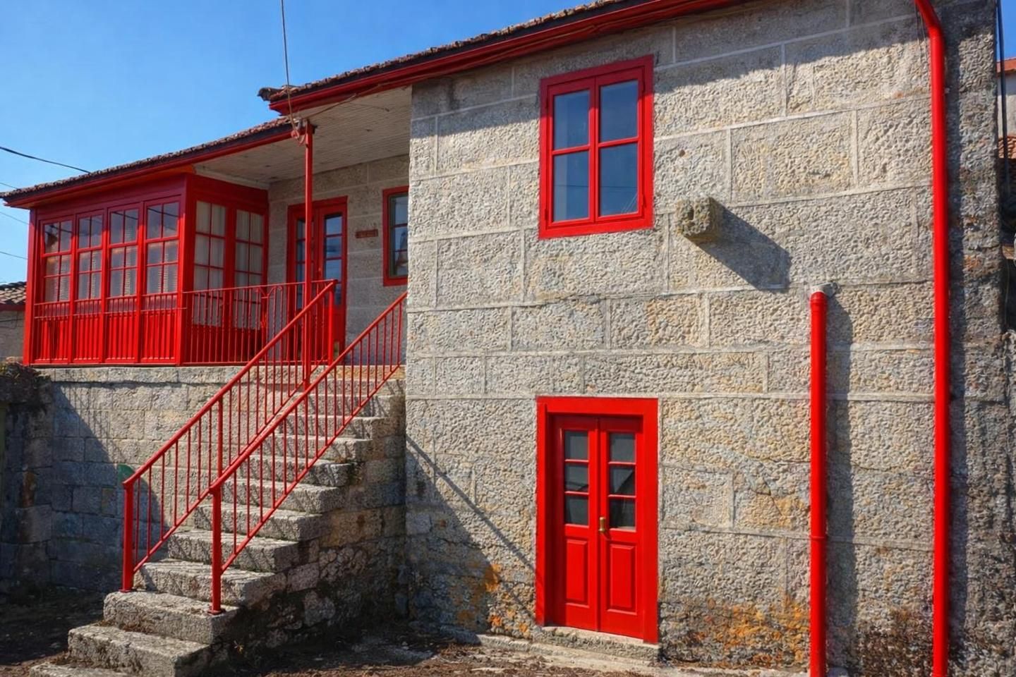 Vista exterior de Finca rústica en venta en O Pereiro de Aguiar  con Balcón