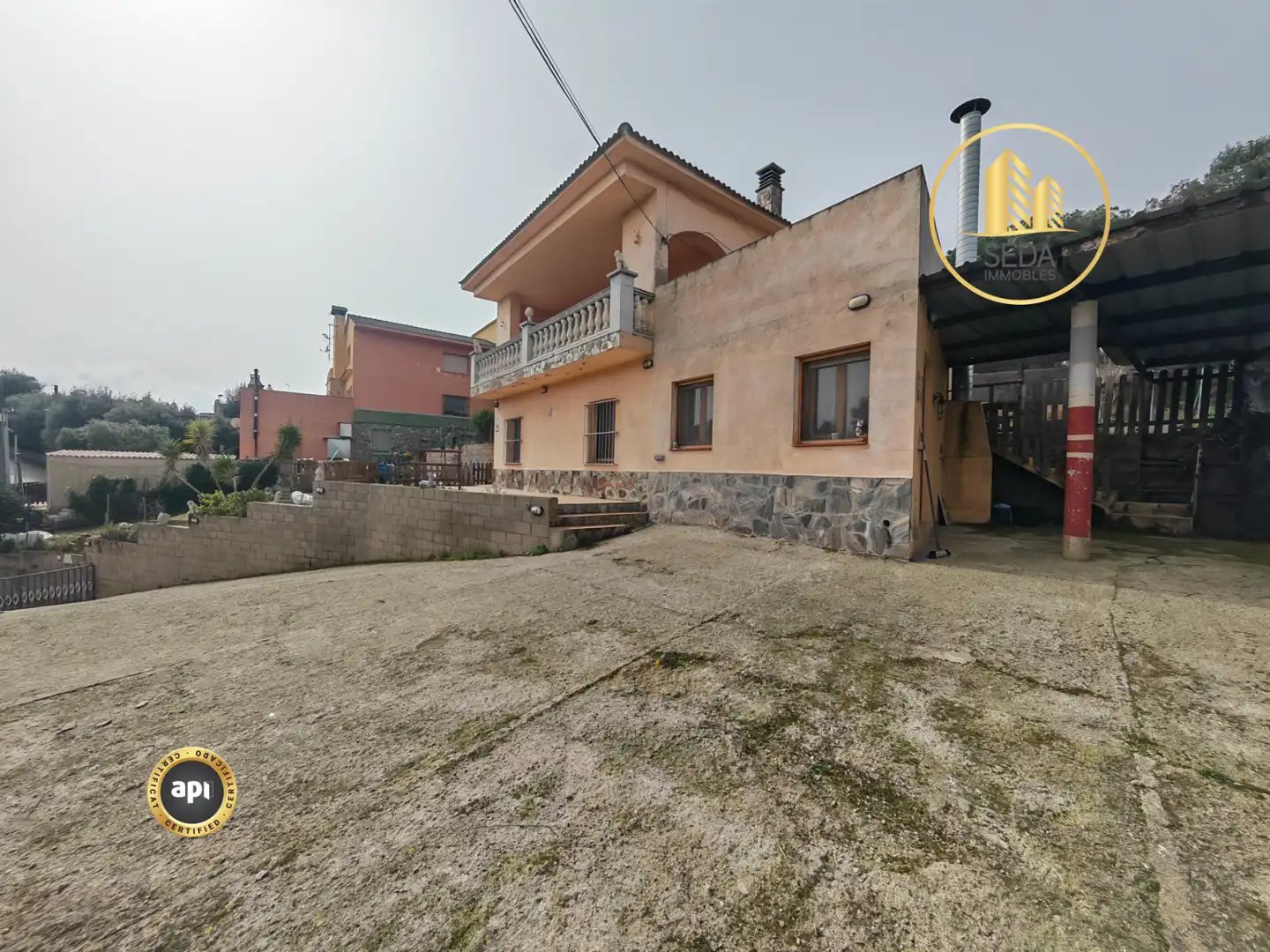Vista exterior de Casa o chalet en venta en Llinars del Vallès con Calefacción y Terraza