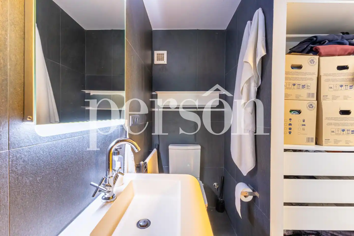 Badezimmer von Maisonette zum Verkauf in Valencia mit Klimaanlage, Terrasse und Gemeinschaftspool