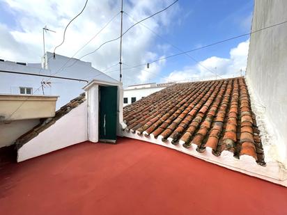 Exterior view of Single-family semi-detached for sale in Maó  with Air Conditioner, Terrace and Storage room