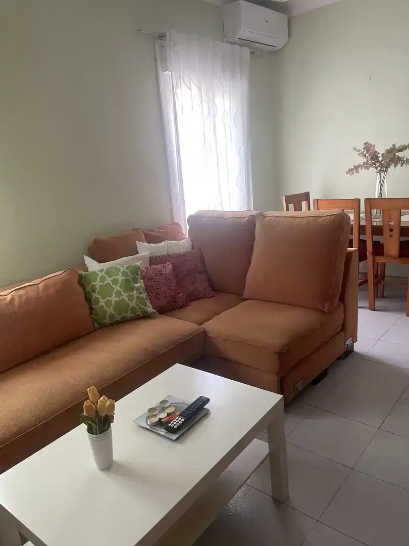 Wohnzimmer von Wohnung zur Miete in  Toledo Capital mit Klimaanlage und Balkon