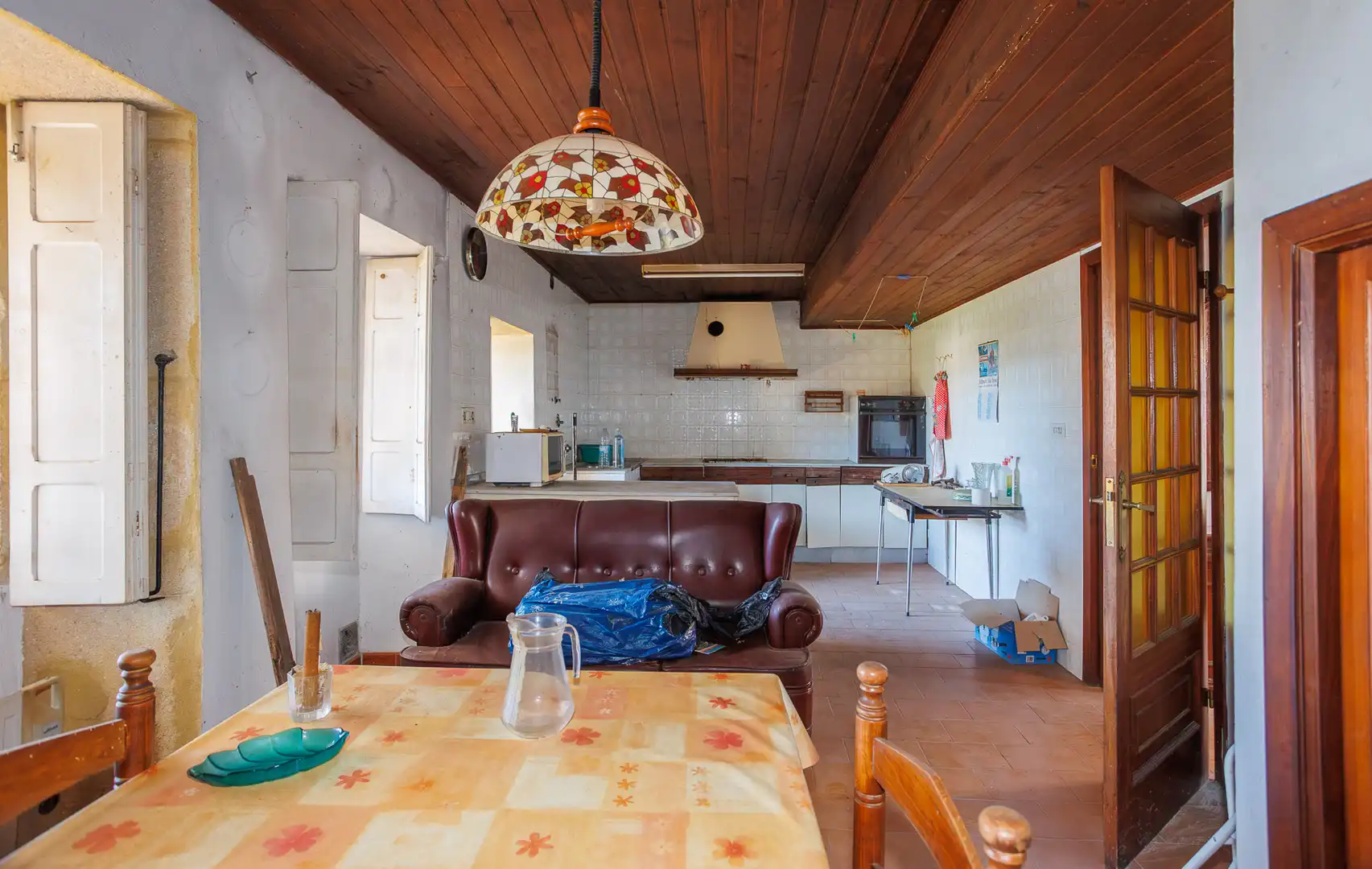 Cocina de Finca rústica en venta en Noia con Amueblado