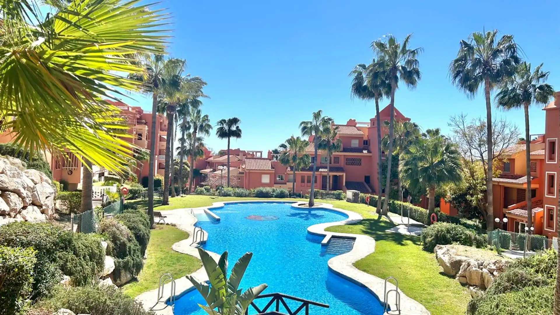 Jardín de Apartamento en venta en Marbella con Aire acondicionado, Terraza y Piscina