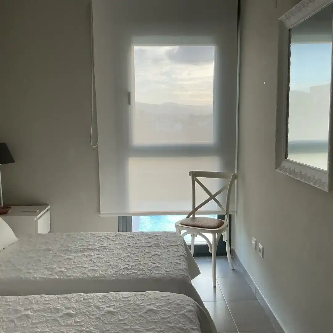 Terrasse von Wohnung zur Miete in Jávea / Xàbia mit Klimaanlage, Terrasse und Schwimmbad