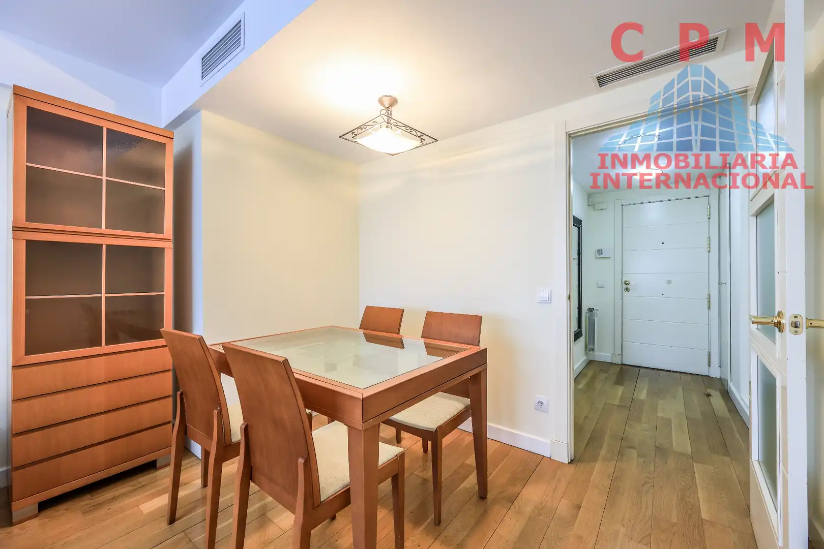 Esszimmer von Wohnung zur Miete in Madrid mit Klimaanlage, Heizung und Parkett