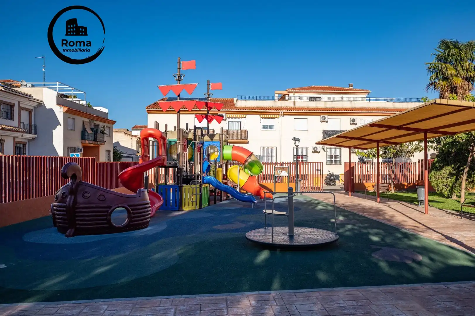 Exterior view of Attic for sale in Armilla  with Terrace, Storage room and Furnished