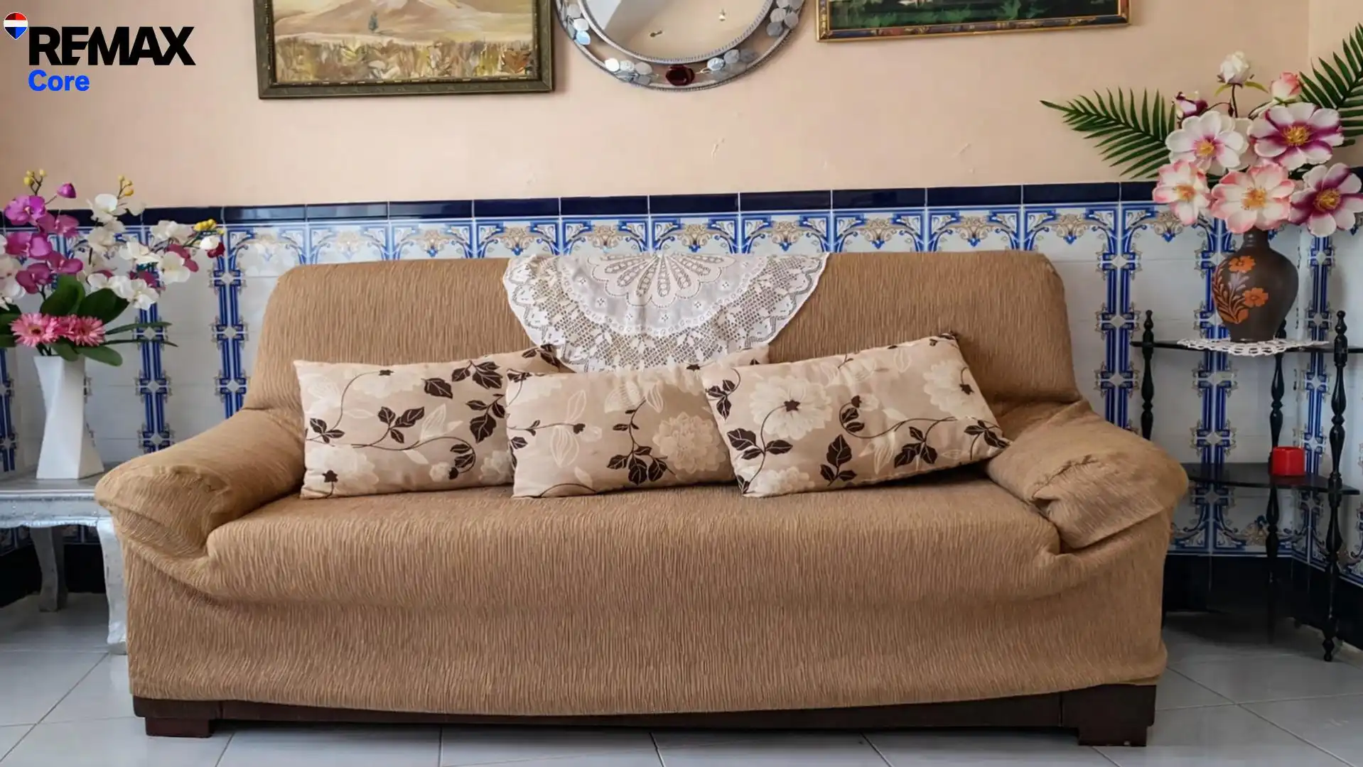 Sala d'estar de Casa o xalet en venda en Feria amb Terrassa, Traster i Moblat