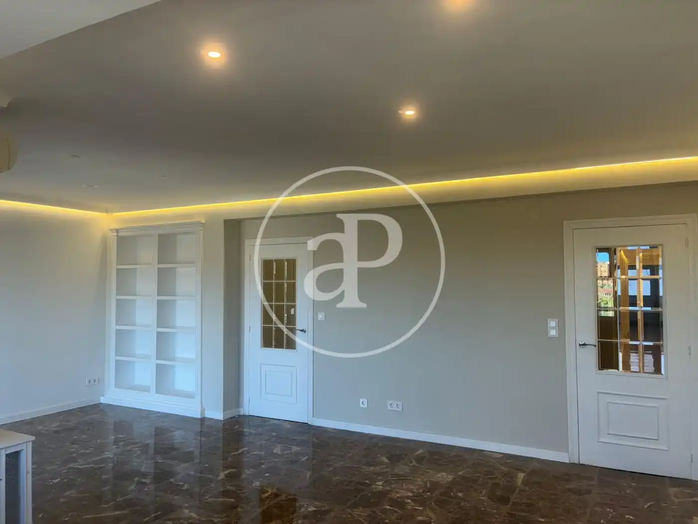 Living room of Flat for rent in  Valencia Capital  with Air Conditioner, Heating and Terrace