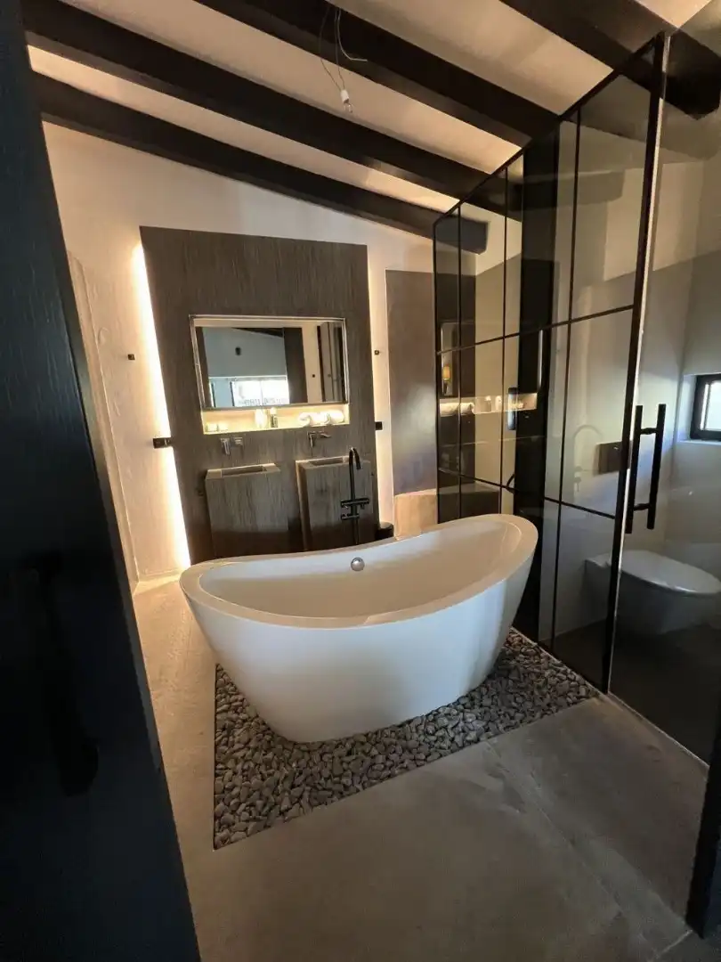 Baño de Casa o chalet de alquiler en Marbella con Aire acondicionado, Jardín privado y Terraza