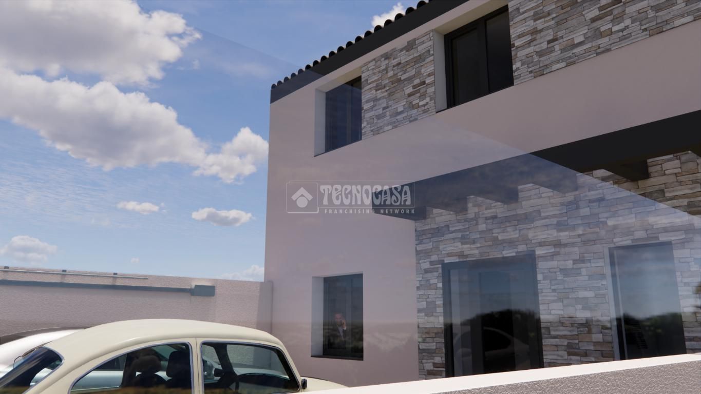 Exterior view of Single-family semi-detached for sale in Navalcarnero  with Air Conditioner, Heating and Private garden