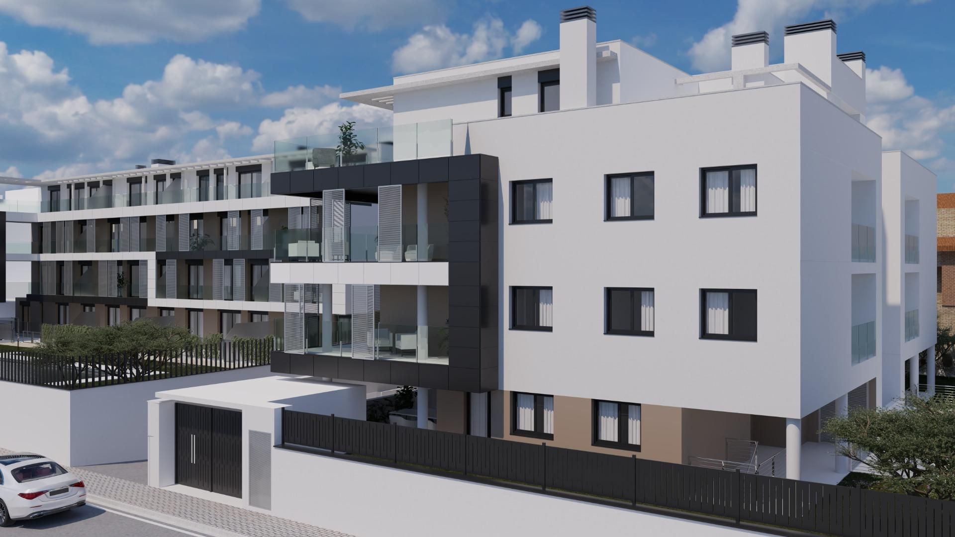Exterior view of Flat for sale in Cuarte de Huerva  with Heating, Terrace and Storage room