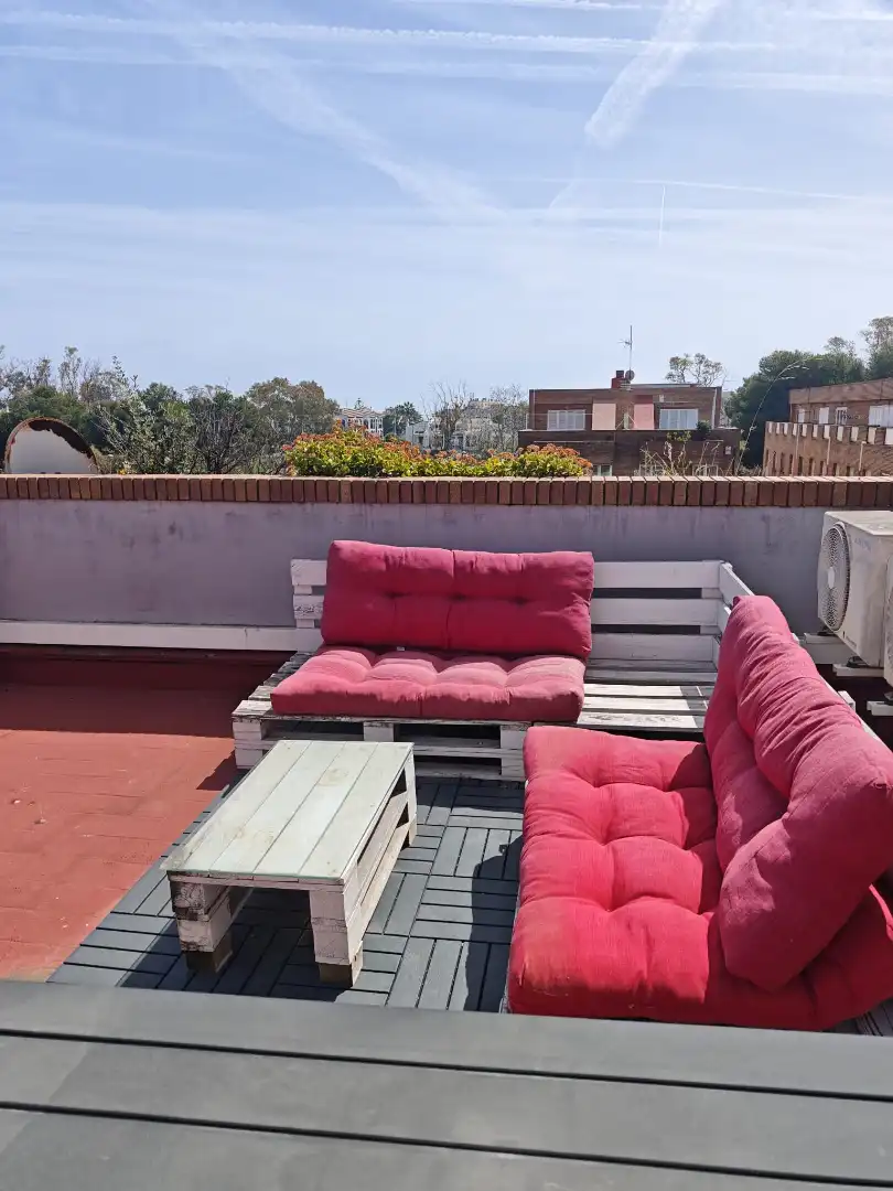 Terraza de Casa adosada en venta en Cubelles con Aire acondicionado, Calefacción y Jardín privado