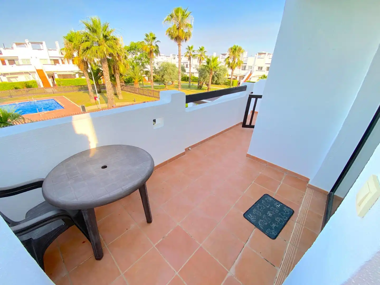 Terraza de Apartamento en venta en Alhama de Murcia con Aire acondicionado, Jardín privado y Amueblado