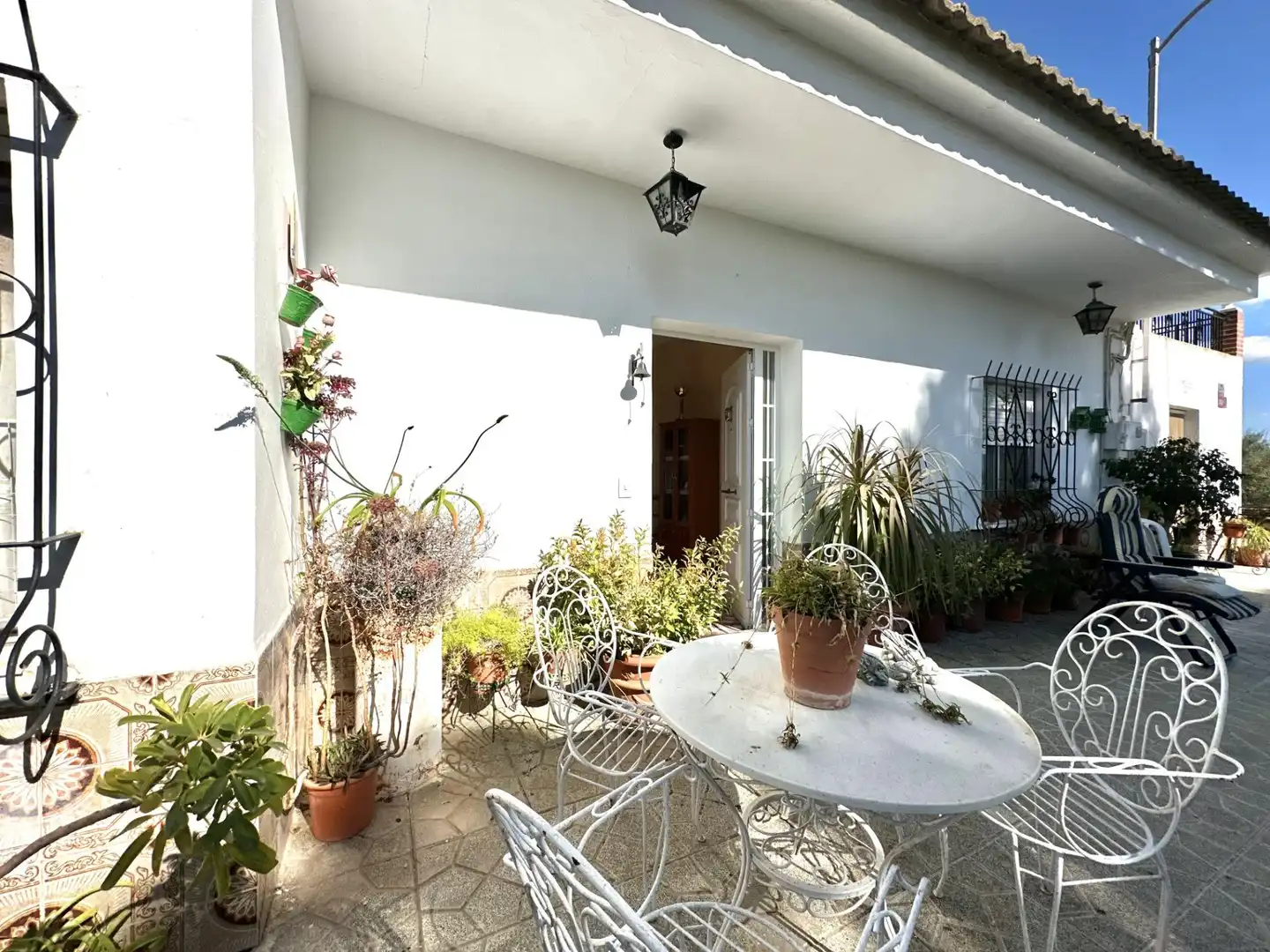 Terraza de Finca rústica en venta en Lorca con Aire acondicionado y Jardín privado