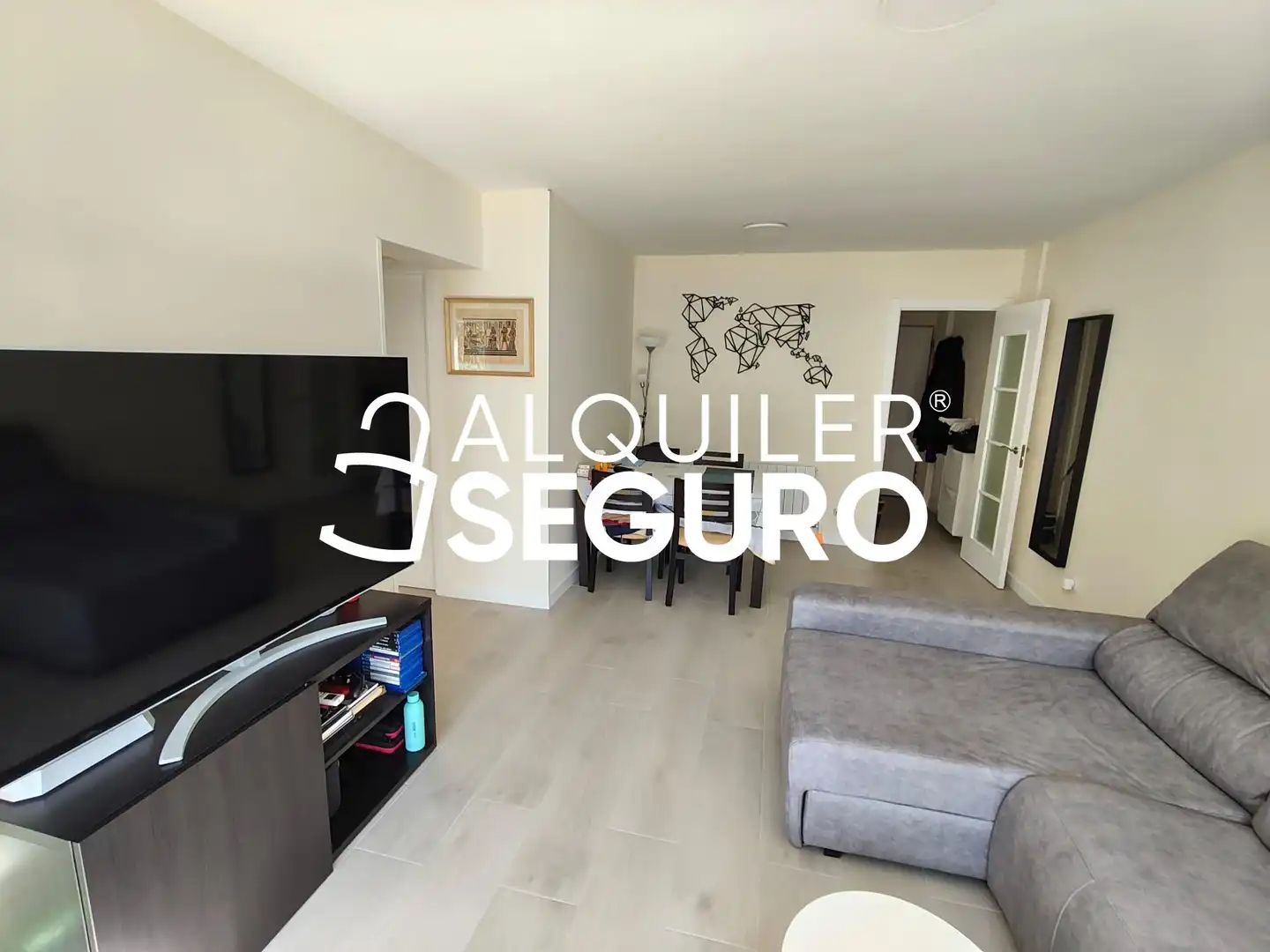 Wohnzimmer von Wohnung zur Miete in Madrid mit Klimaanlage und Heizung
