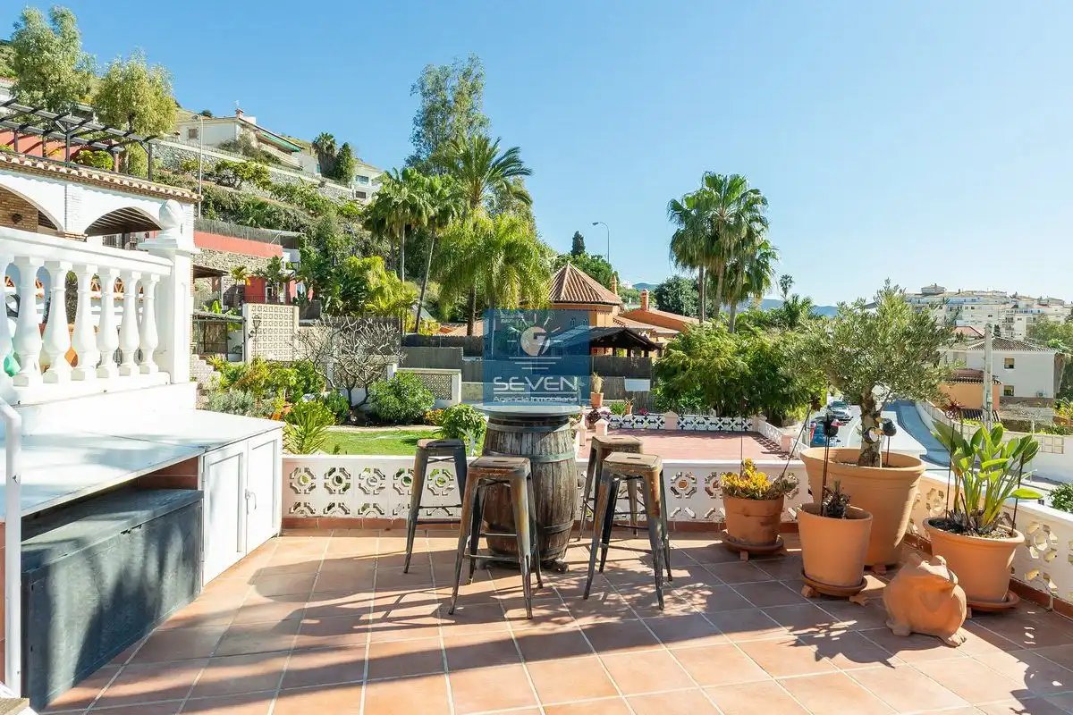 Garden of Houses for rent in Almuñécar  with Air Conditioner, Heating and Private garden