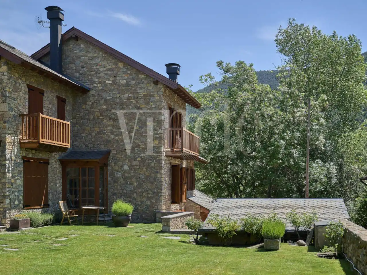 Jardín de Casa adosada en venta en Urús con Parquet y Terraza