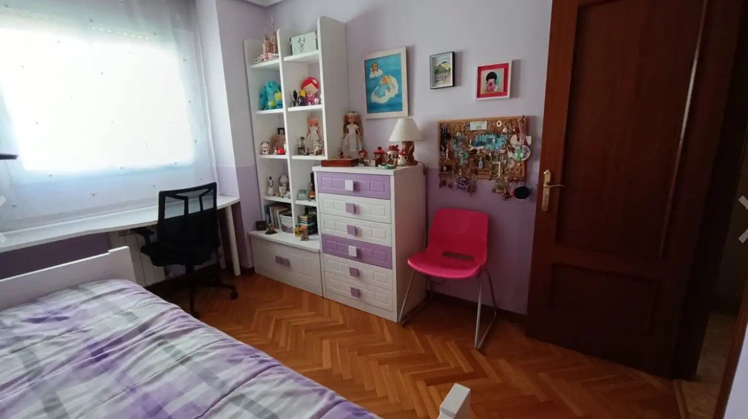 Schlafzimmer von Wohnung zum Verkauf in Valladolid mit Heizung, Privatgarten und Abstellraum